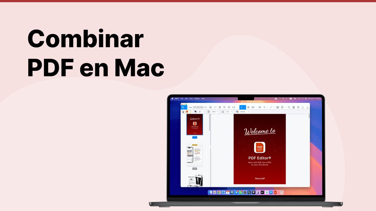 combinar pdf en mac
