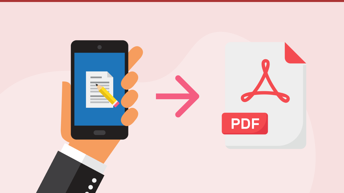 como hacer un pdf en iphone