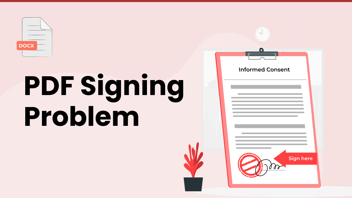 impossible de signer un document pdf