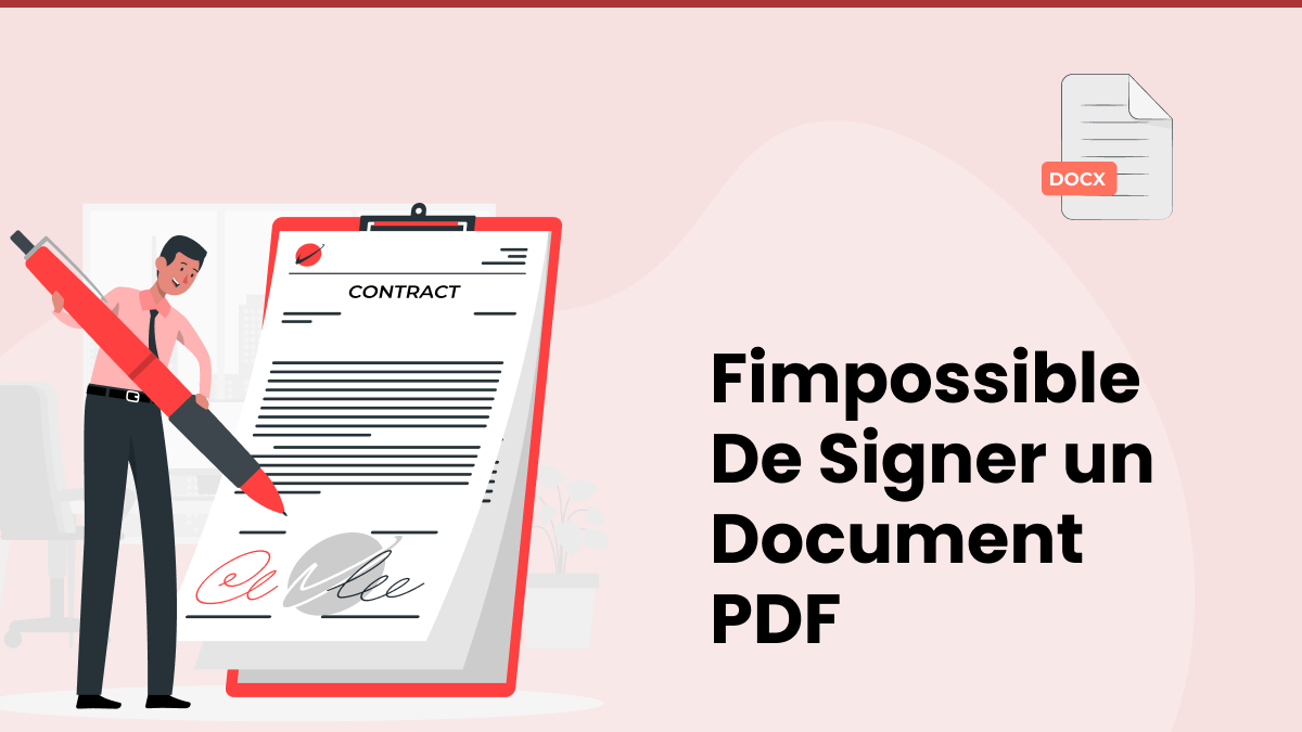 impossible de signer un document pdf