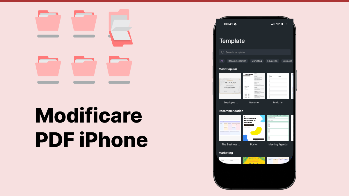 modificare pdf iphone