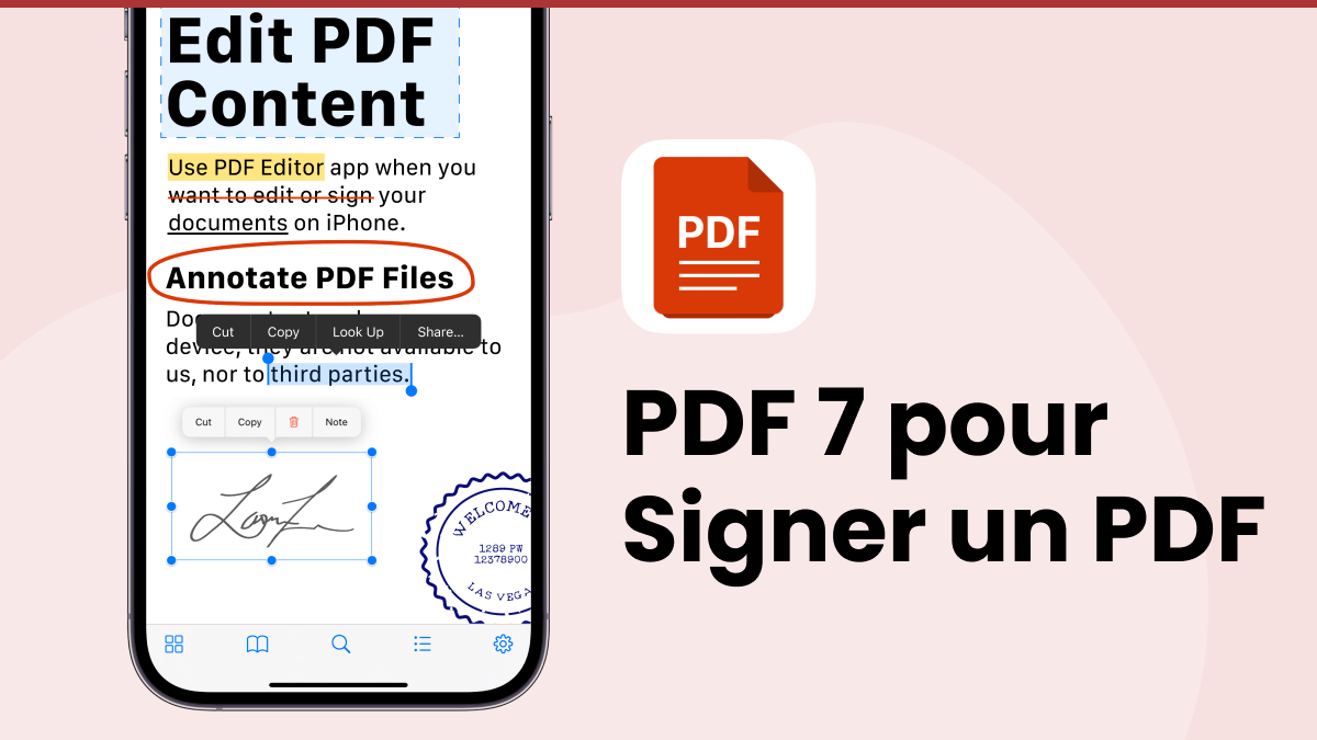 signer un pdf sur iphone